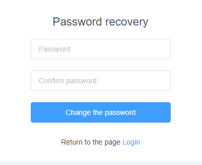 Відновлення паролю. Крок 2